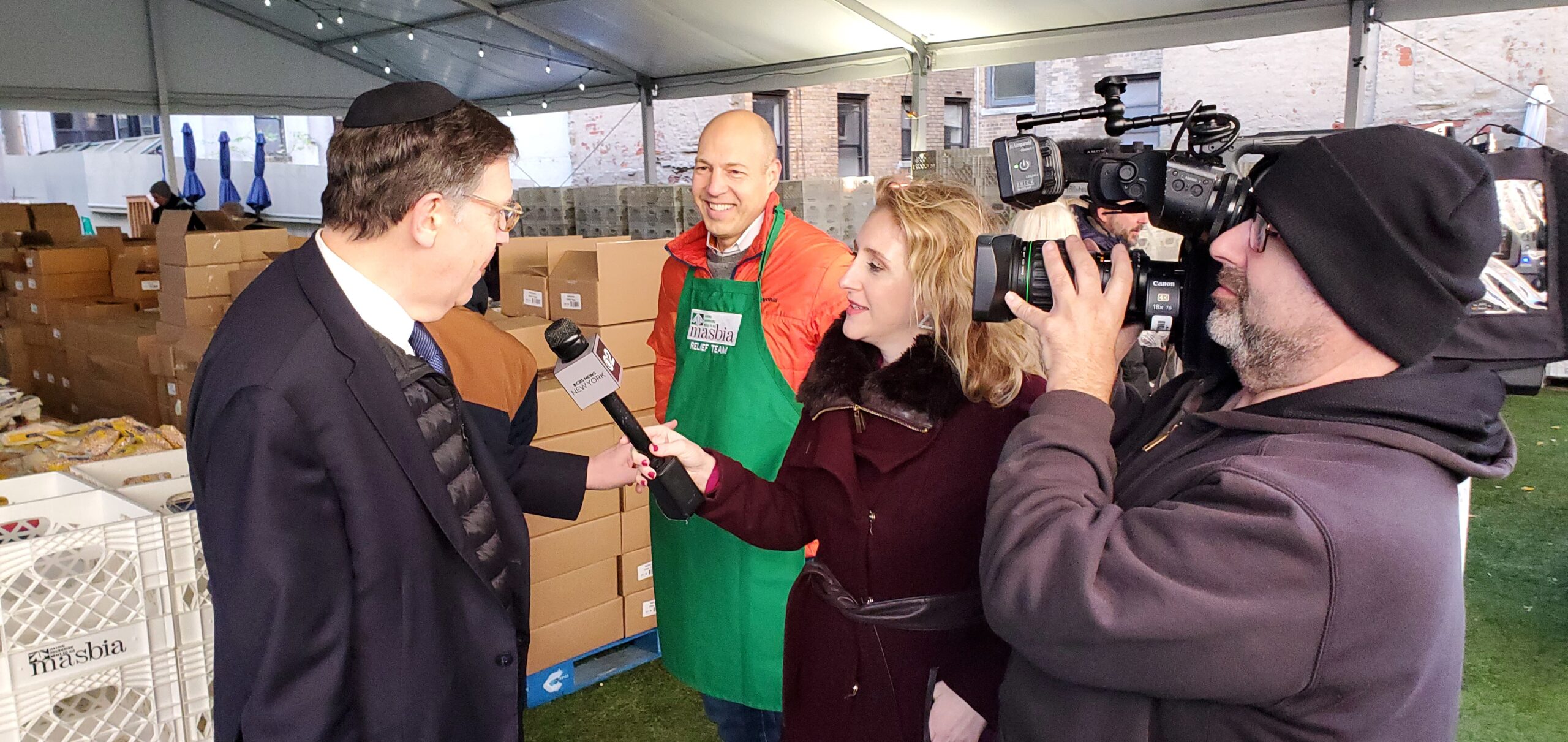 CBS New York’s Lisa Rozner reports on Masbia’s Pack-A-Thon at Shearith Israel